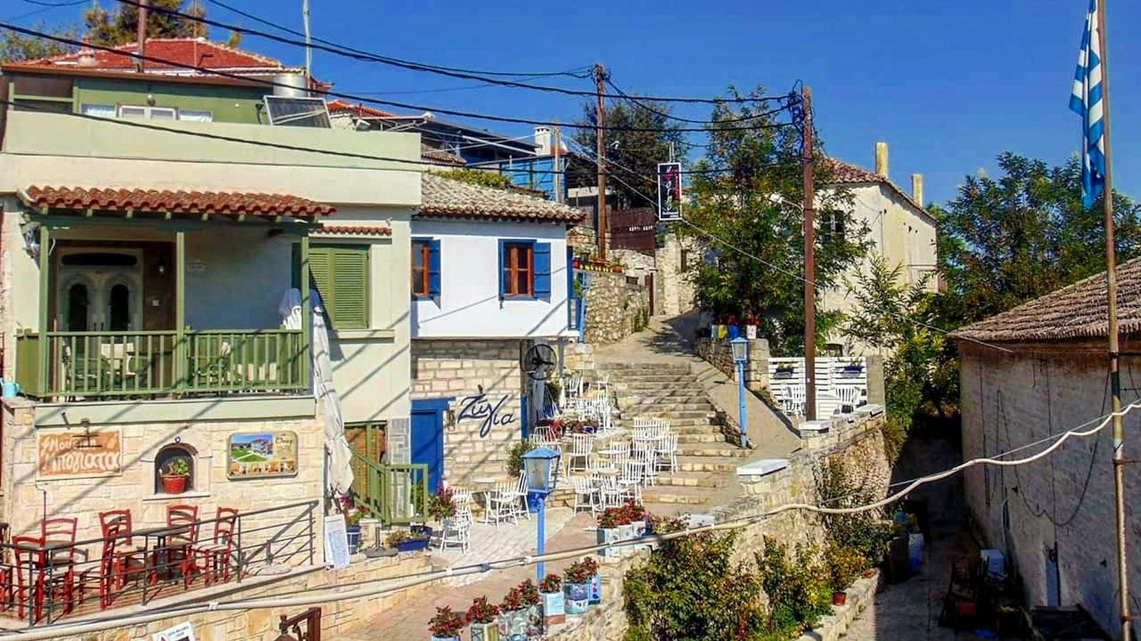 white and brown concrete house