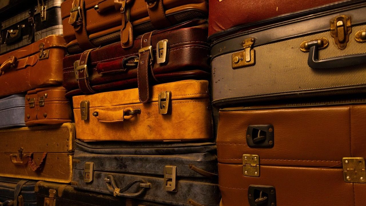 luggage, bag, antique, trip, retro, style, luggage, luggage, luggage, luggage, luggage
